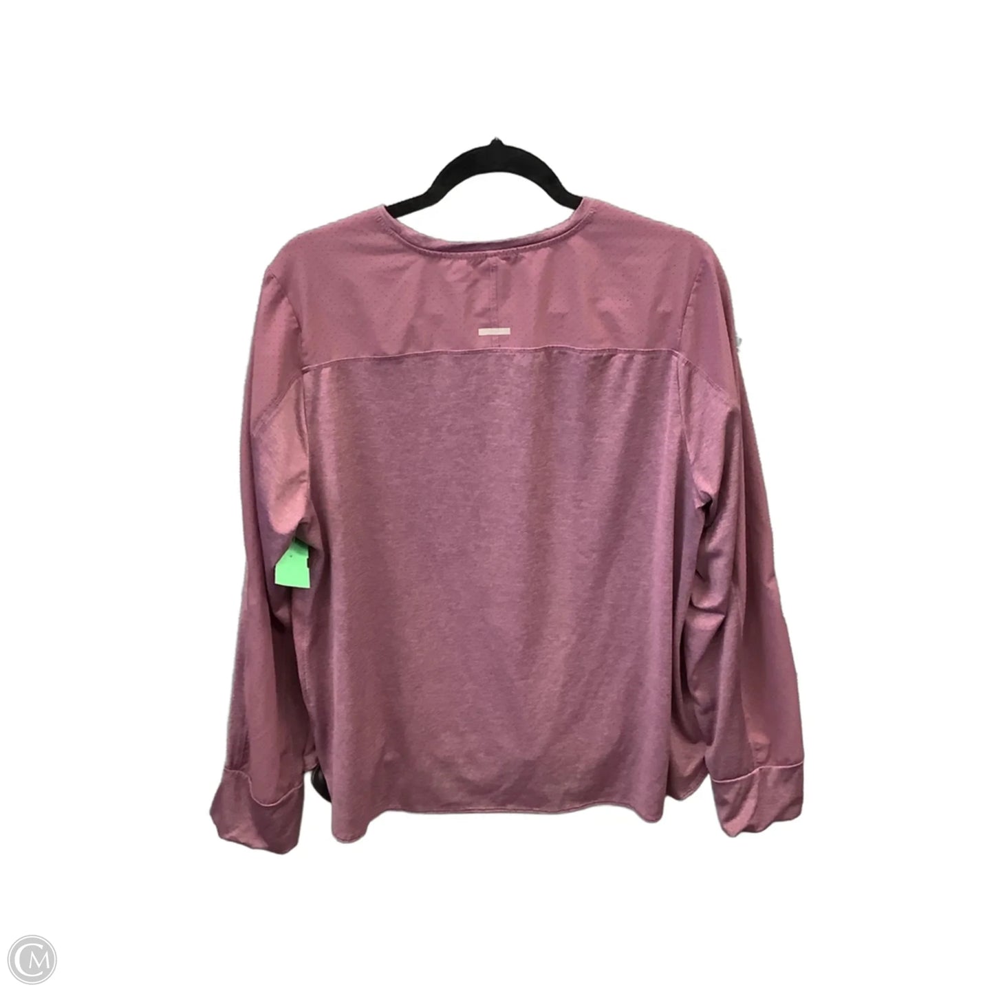 Athletic Top Long Sleeve Crewneck By Avia In Purple, Size: Xxl