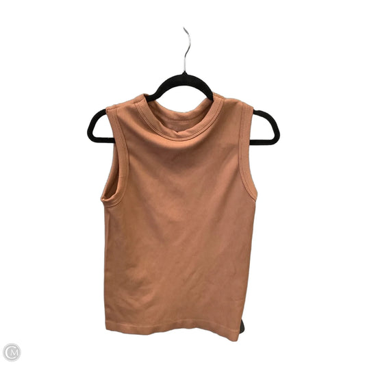 Top Sleeveless By Soho Apparel In Brown, Size: 1x