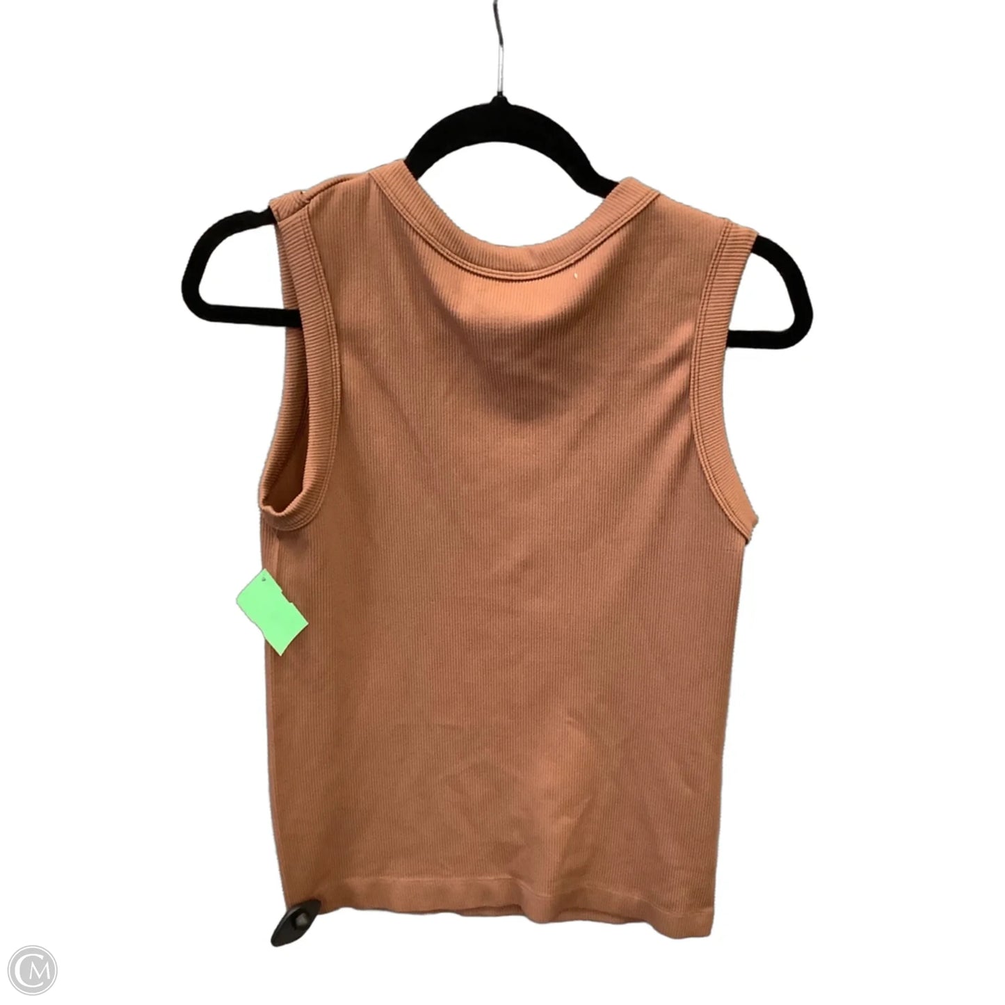 Top Sleeveless By Soho Apparel In Brown, Size: 1x