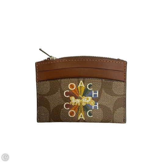 Id/card Holder Designer By Coach, Size: Small