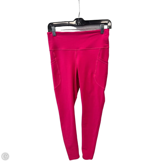 Athletic Leggings By Old Navy In Pink, Size: M