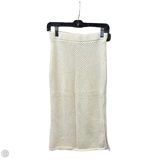 Skirt Maxi By Universal Thread In Cream, Size: 0