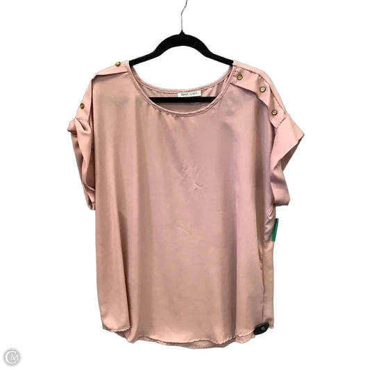 Top Short Sleeve By Clothes Mentor In Pink, Size: 2x