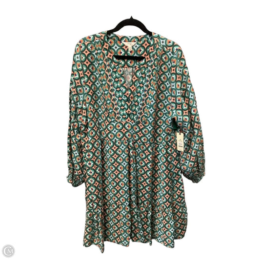 Dress Casual Midi By Terra & Sky In Green, Size: 1x