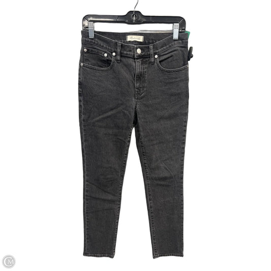 Jeans Skinny By Madewell In Black Denim, Size: 2