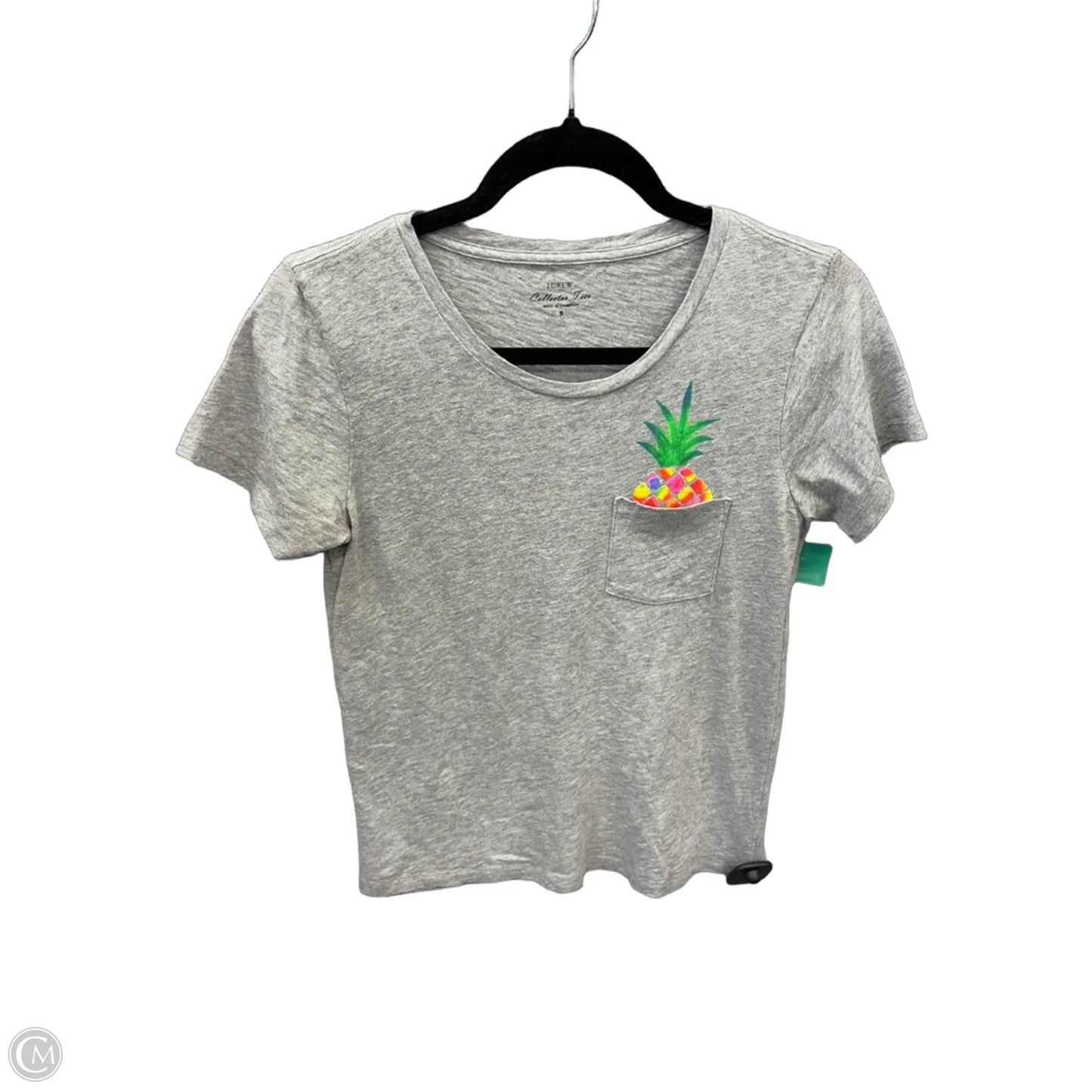 Top Short Sleeve By J. Crew In Grey, Size: S