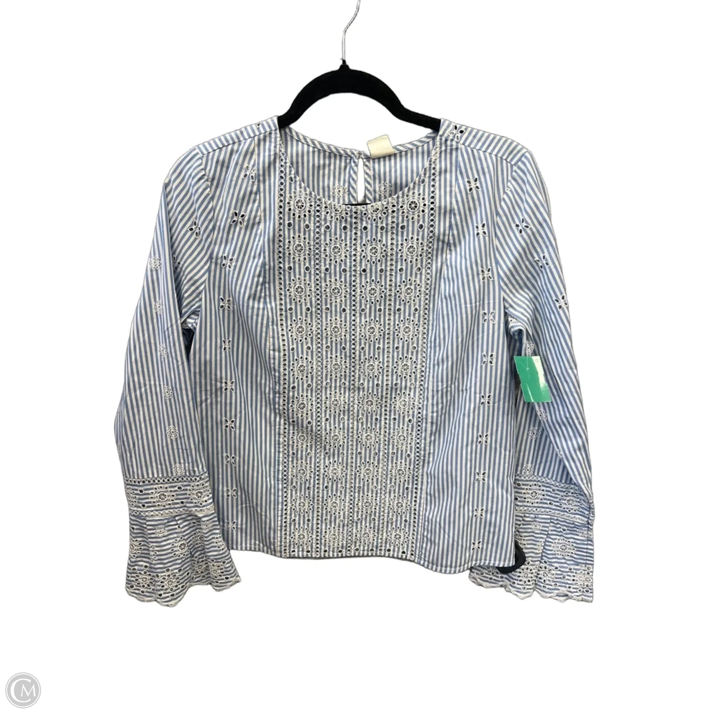 Top Long Sleeve By Gap In Striped Pattern, Size: Xs