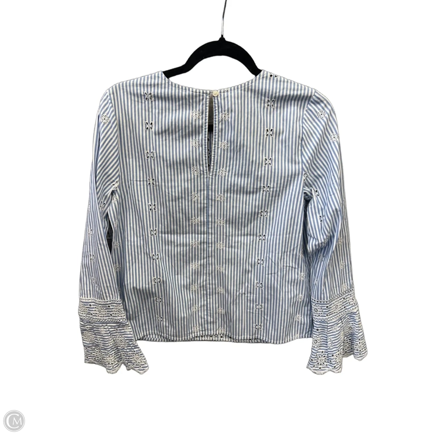 Top Long Sleeve By Gap In Striped Pattern, Size: Xs