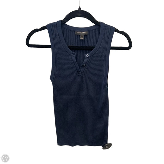 Top Sleeveless By Banana Republic In Navy, Size: Sp
