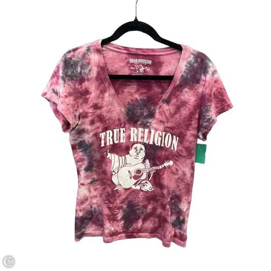 Top Short Sleeve By True Religion In Purple, Size: M