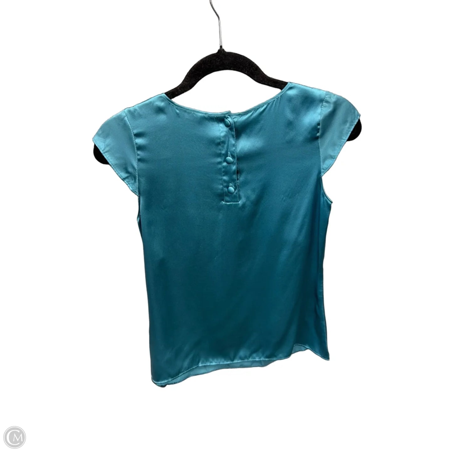 Top Short Sleeve By Loft In Blue, Size: Xsp