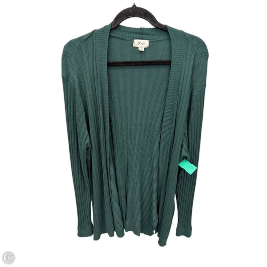 Cardigan By Clothes Mentor In Green, Size: 2x