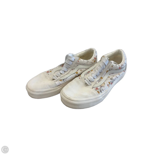 Shoes Sneakers By Vans In White, Size: 7.5