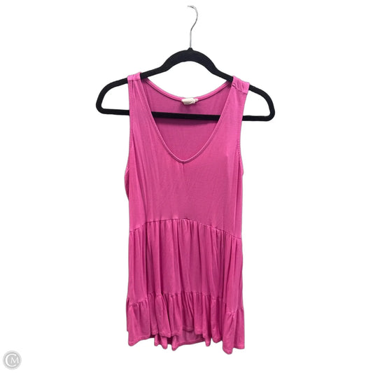 Tunic Sleeveless By Clothes Mentor In Pink, Size: M