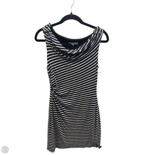 Dress Casual Midi By Loft In Striped Pattern, Size: M