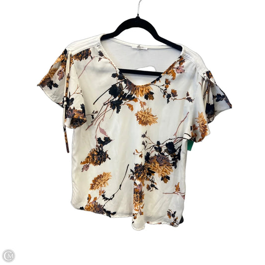 Top Short Sleeve By Maurices In Multi-colored, Size: M