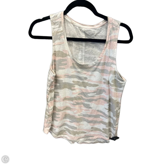 Tank Top By Lucky Brand In Camouflage Print, Size: M