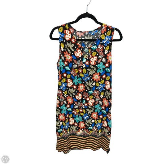 Dress Casual Midi By Clothes Mentor In Multi-colored, Size: L
