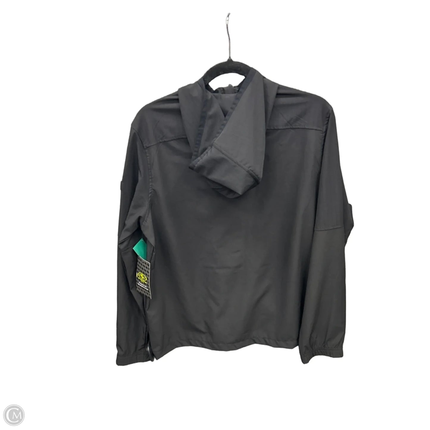 Athletic Top Long Sleeve Hoodie By Athletic Works In Black, Size: Xxl