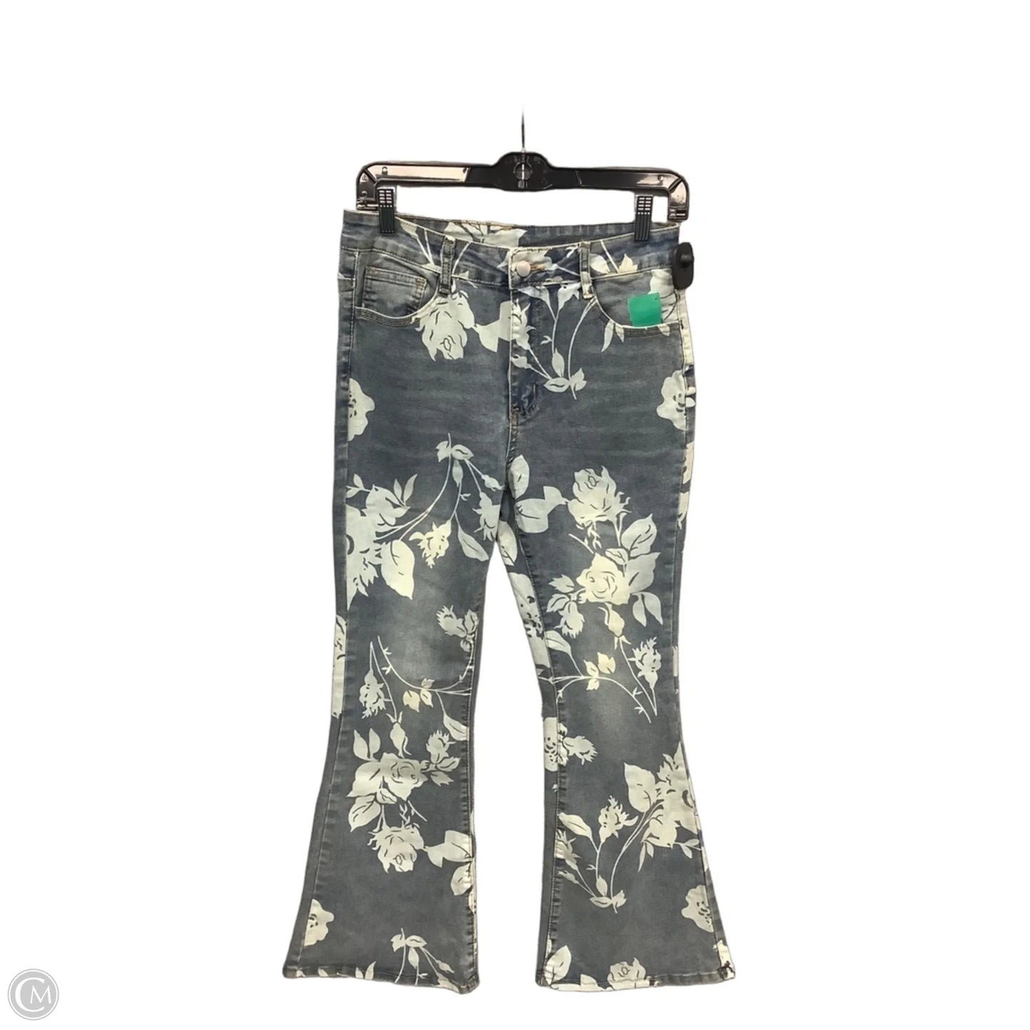 Jeans Flared By Clothes Mentor In Blue Denim, Size: 8