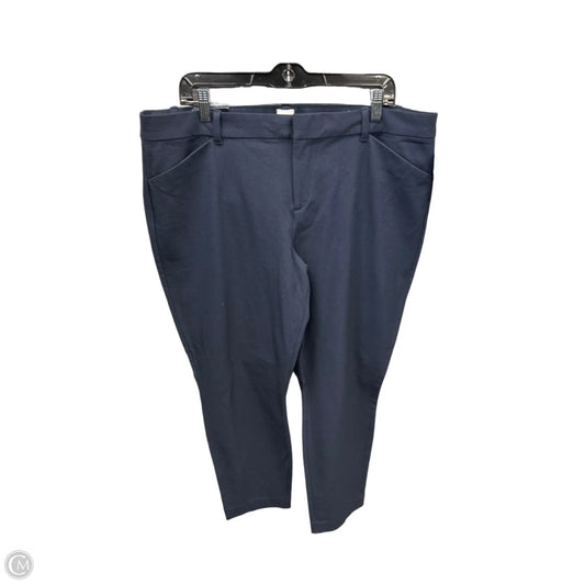 Pants Dress By Gap In Navy, Size: 18