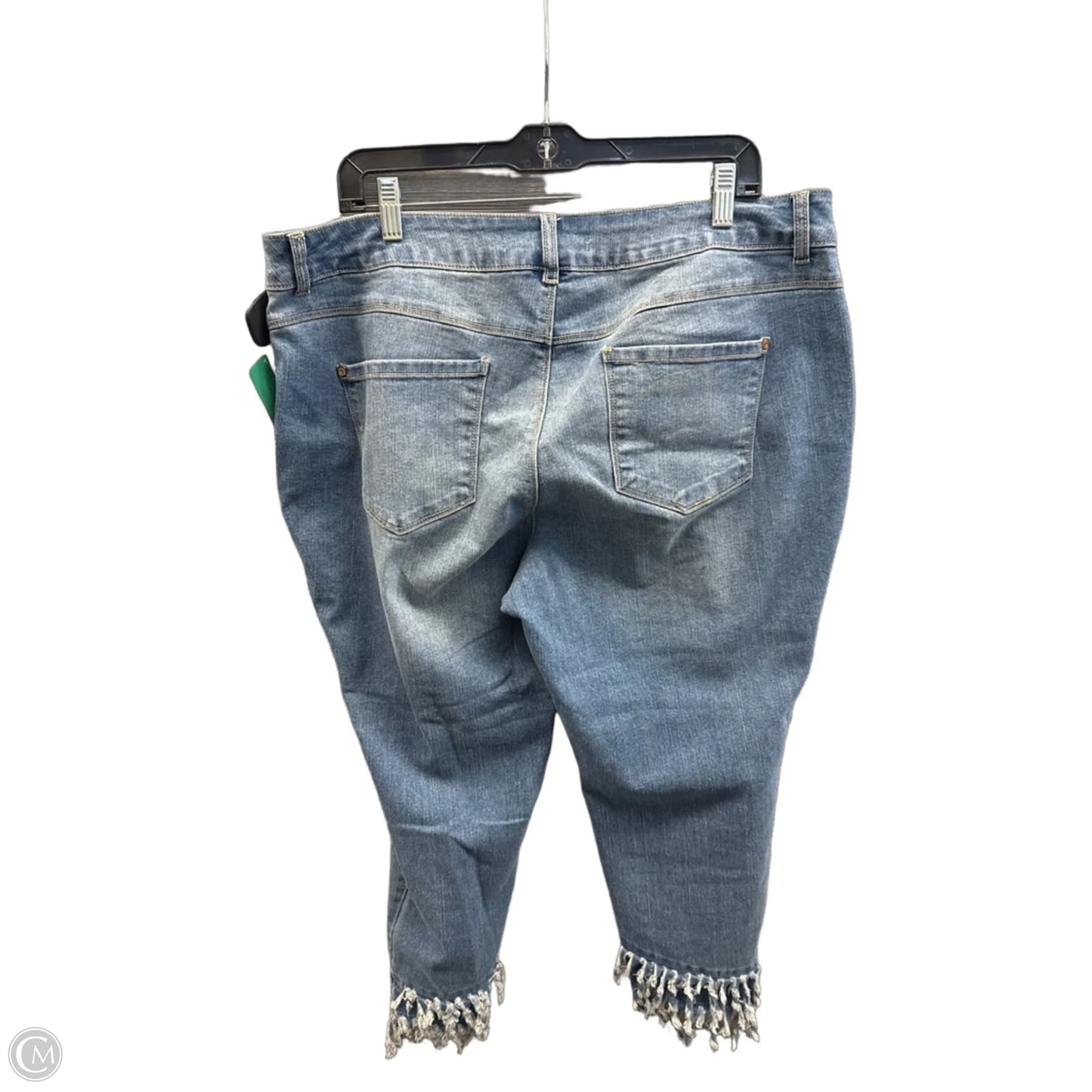 Jeans Skinny By Cato In Blue Denim, Size: 18