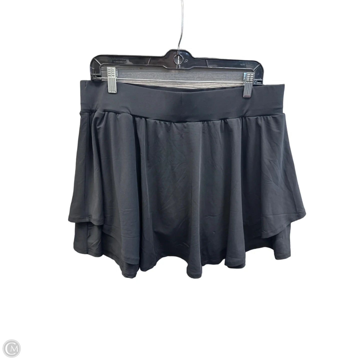 Athletic Skort By Clothes Mentor In Black, Size: Xxl