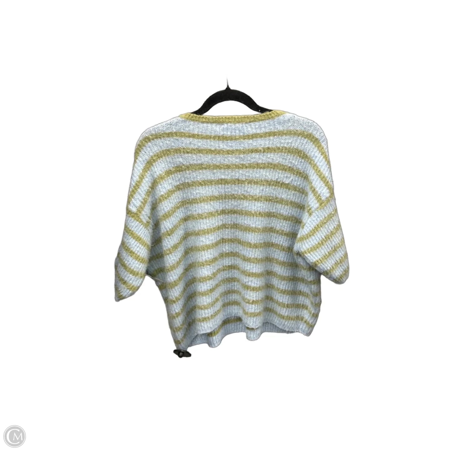 Sweater Short Sleeve By Wishlist In Blue & Green, Size: L