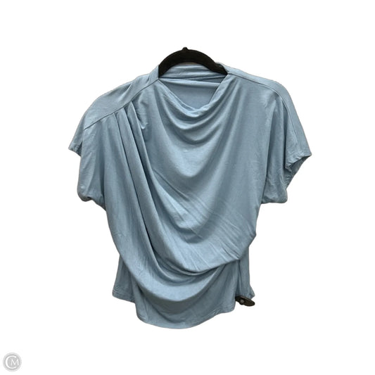 Top Short Sleeve By H&m In Blue, Size: L