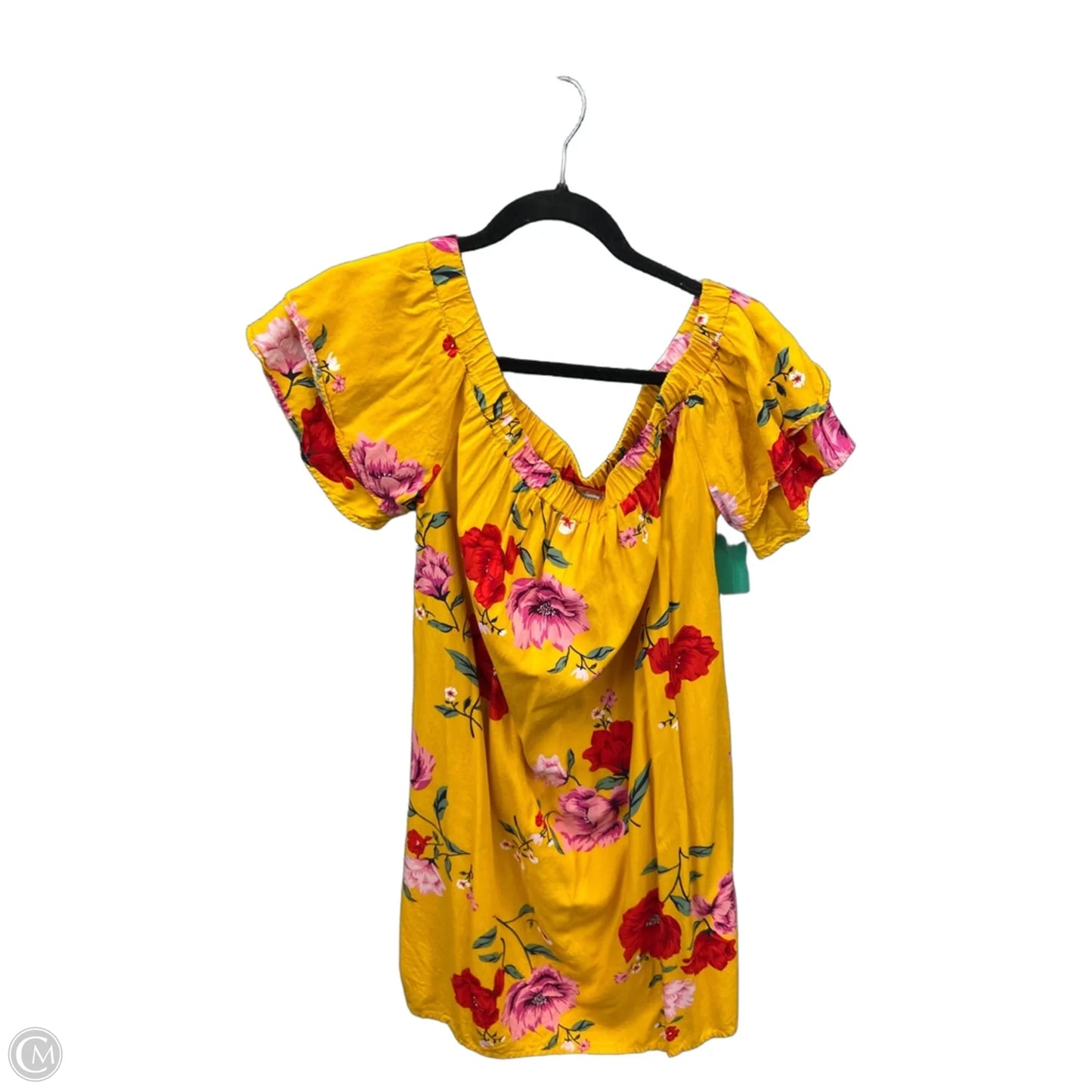 Dress Casual Short By Old Navy In Yellow, Size: M