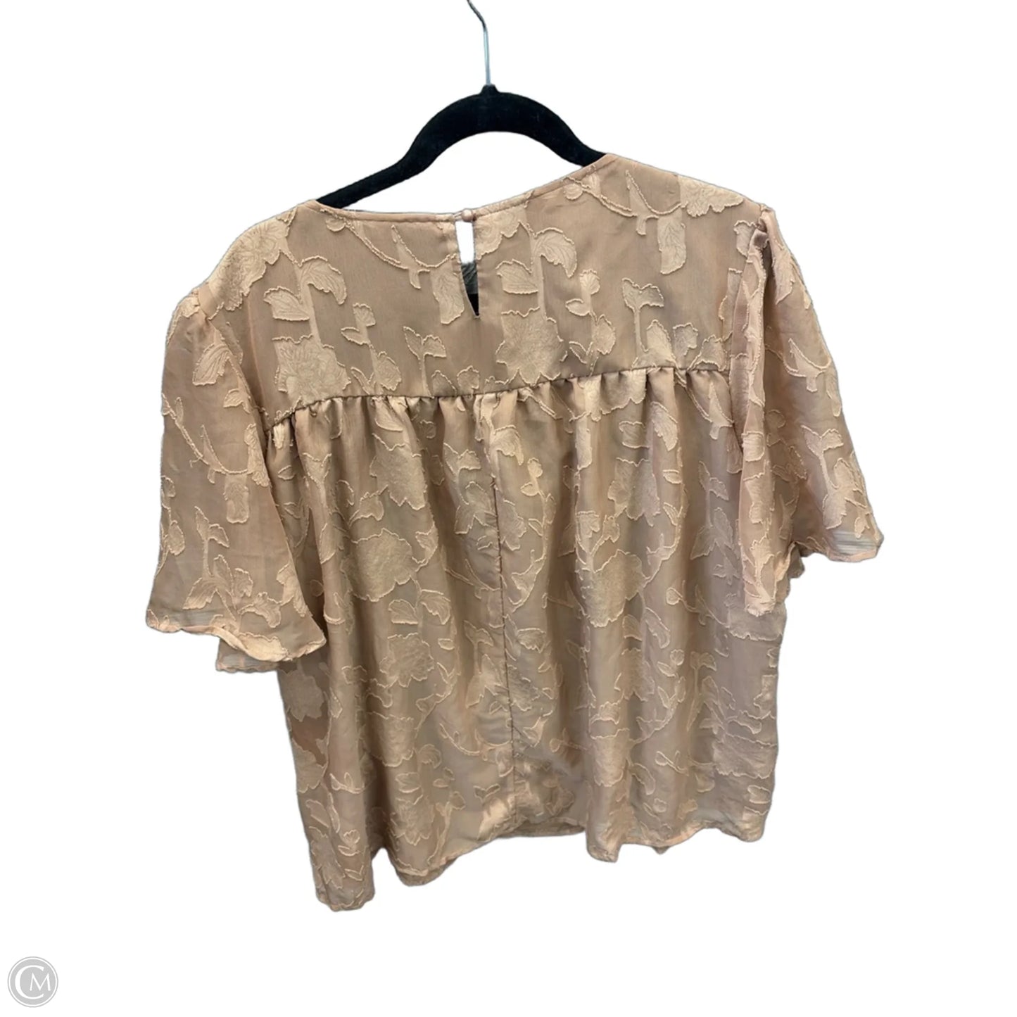 Top Short Sleeve By Clothes Mentor In Pink, Size: 2x