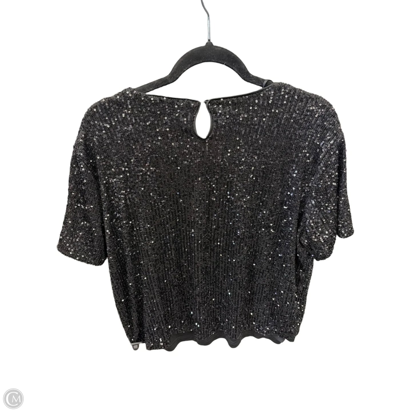 Top Short Sleeve By Ophelia Roe In Black, Size: 1x