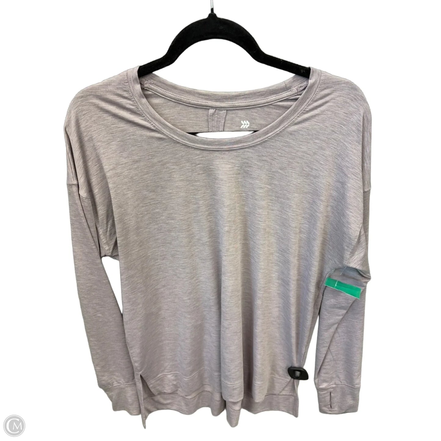 Athletic Top Long Sleeve Crewneck By All In Motion In Purple, Size: M