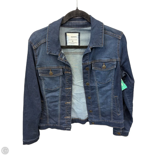 Jacket Denim By Sonoma In Blue Denim, Size: M