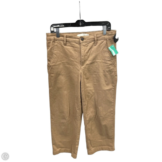 Jeans Wide Leg By Ella Moss In Brown, Size: 8