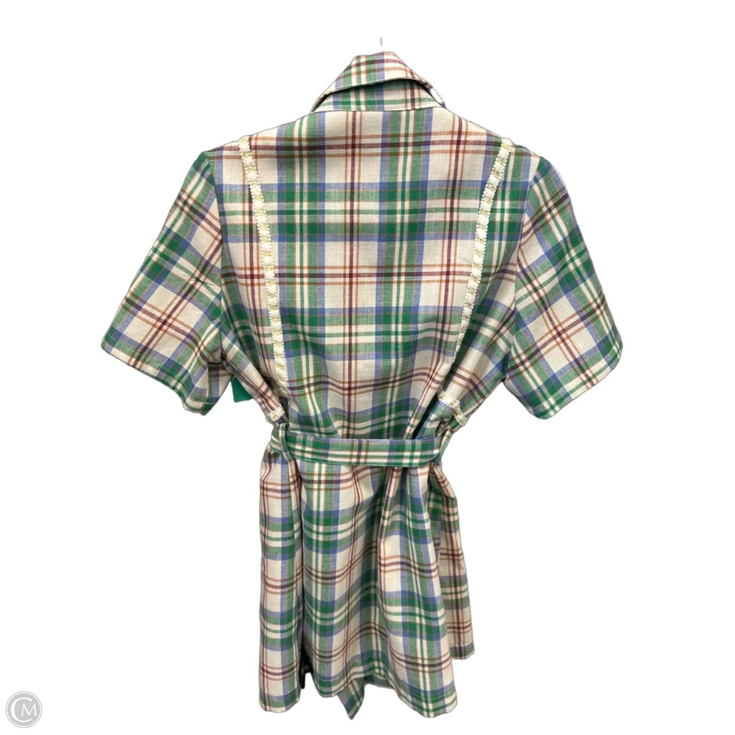 Dress Casual Midi By Clothes Mentor In Plaid Pattern, Size: S