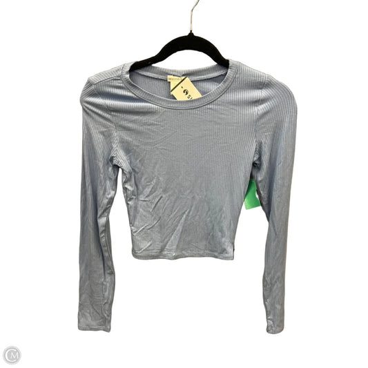 Top Long Sleeve By Bozzolo In Blue, Size: S