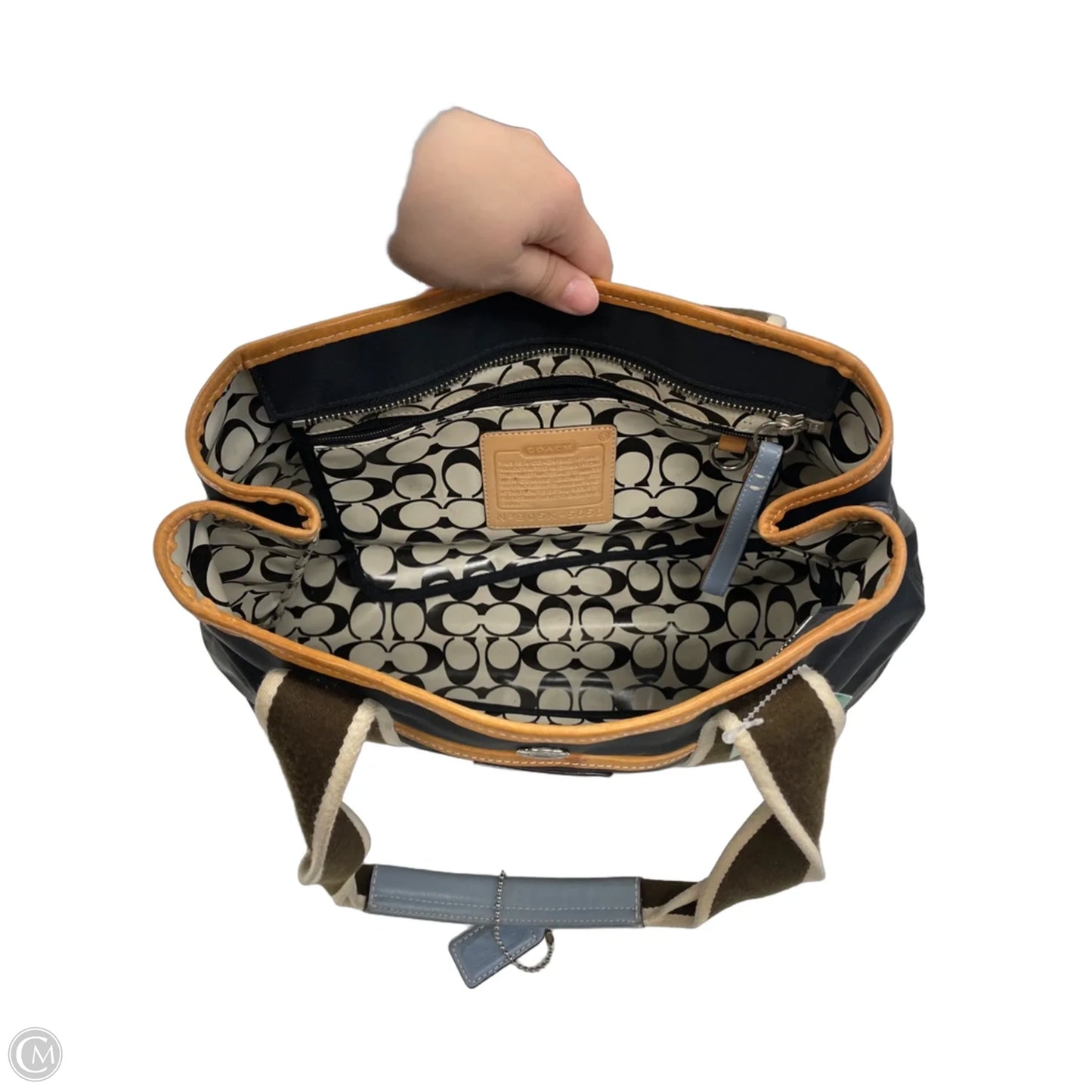 Handbag Designer By Coach, Size: Medium