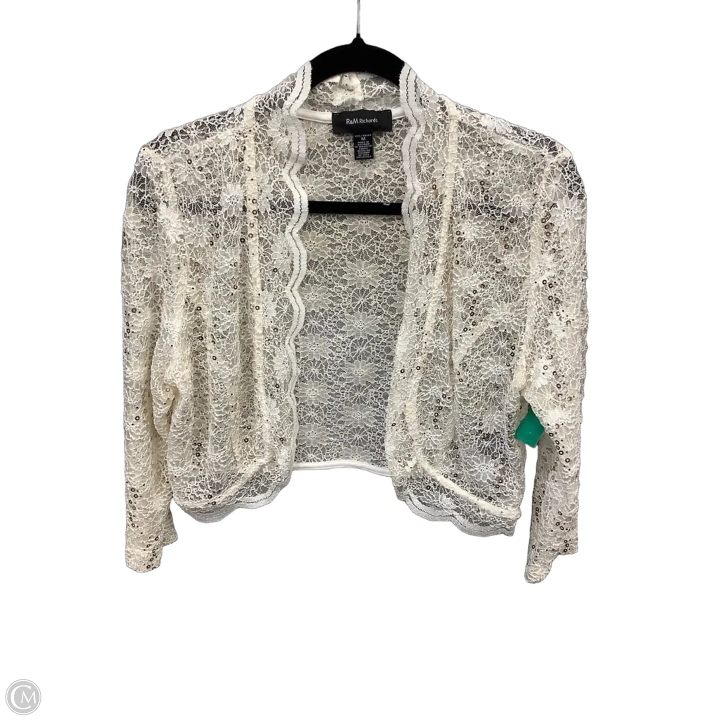 Bolero By R And M Richards In Cream, Size: M
