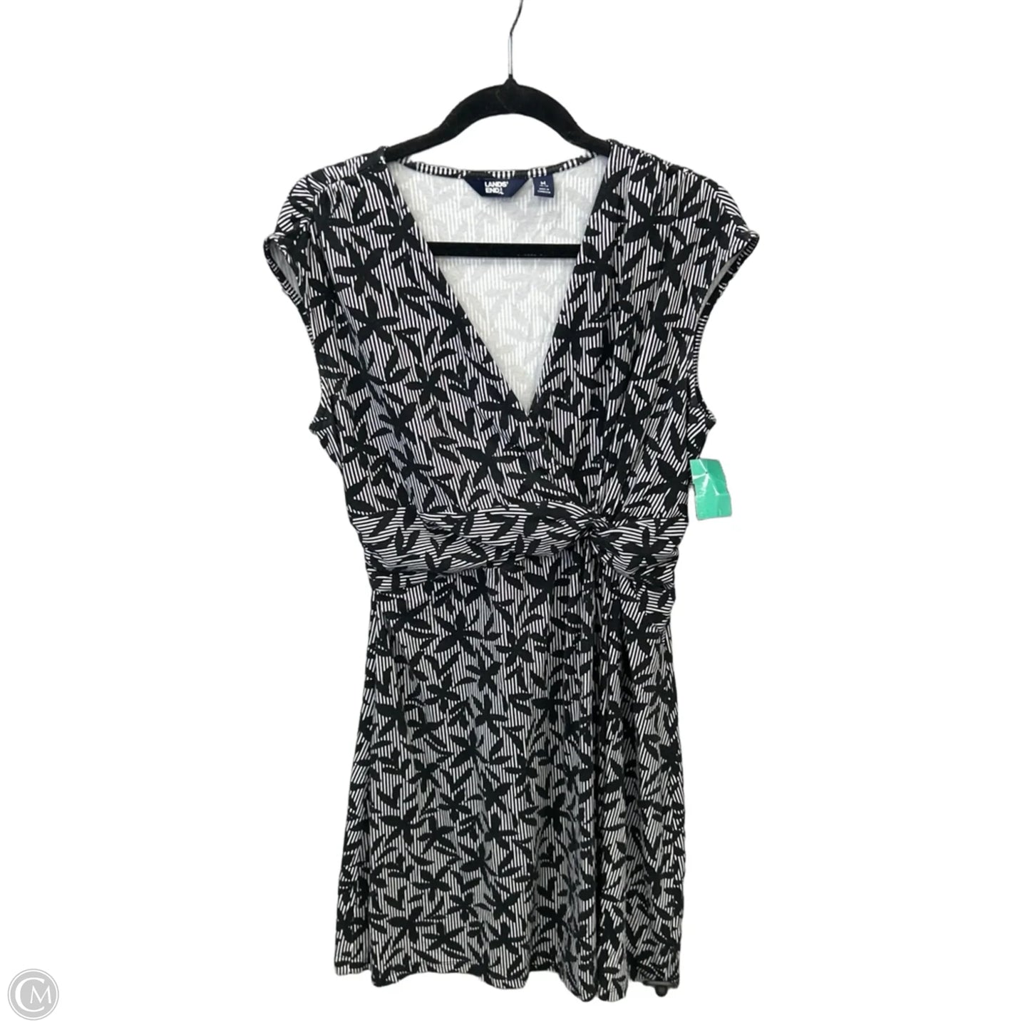 Dress Casual Midi By Lands End In Black, Size: M