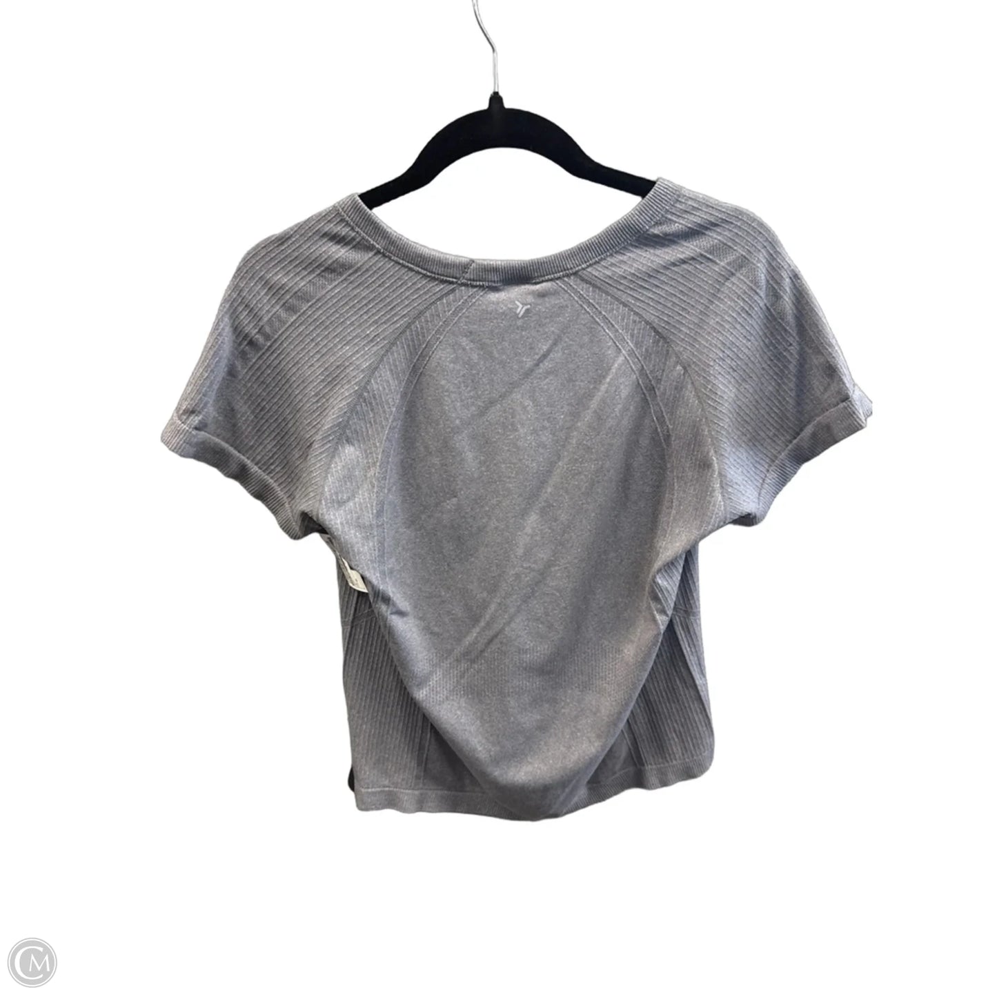 Athletic Top Short Sleeve By Old Navy In Grey, Size: Xl