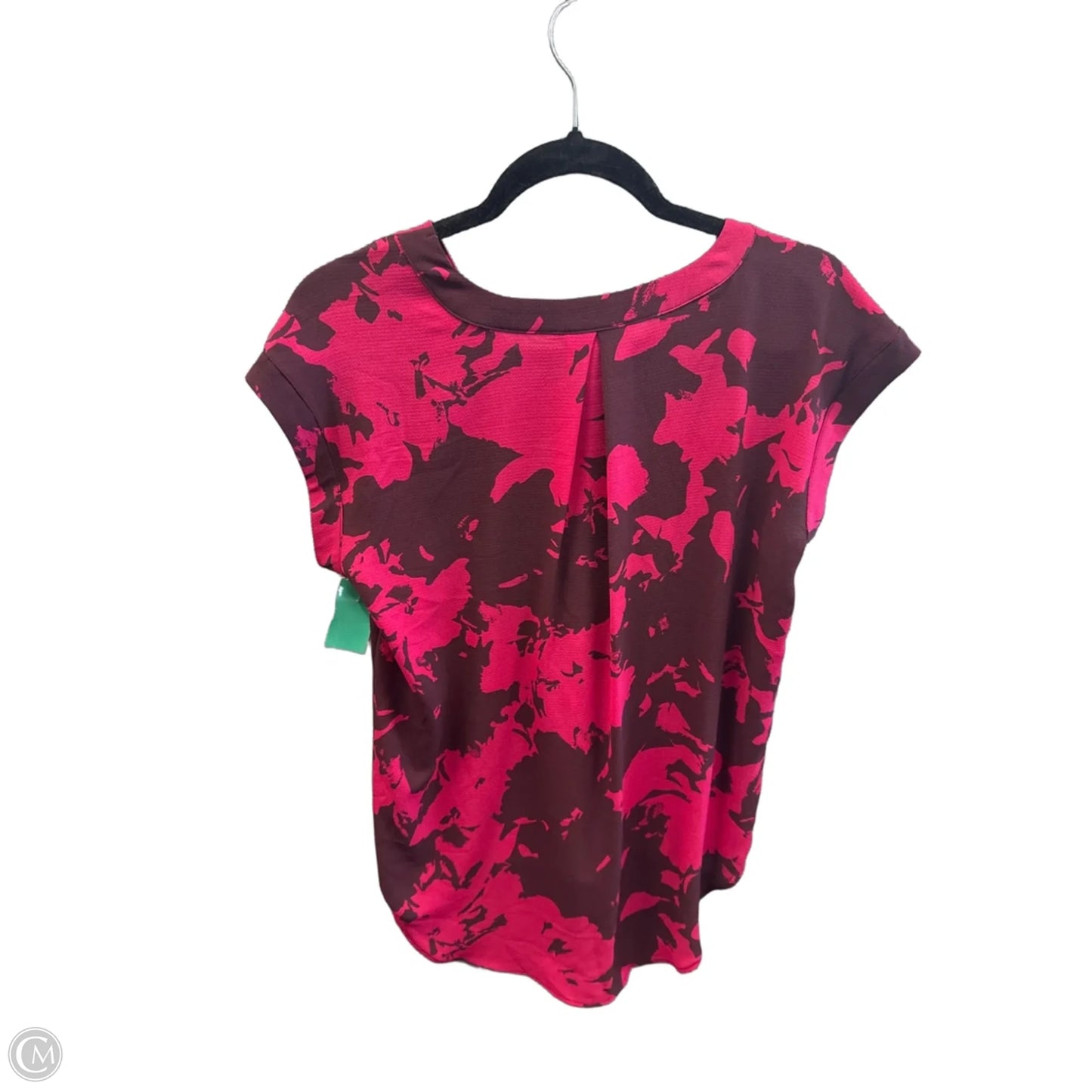 Top Short Sleeve By Simply Vera In Pink, Size: S