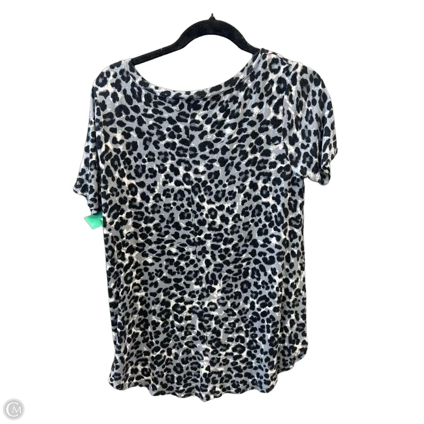 Top Short Sleeve By Zenana In Leopard Print, Size: S