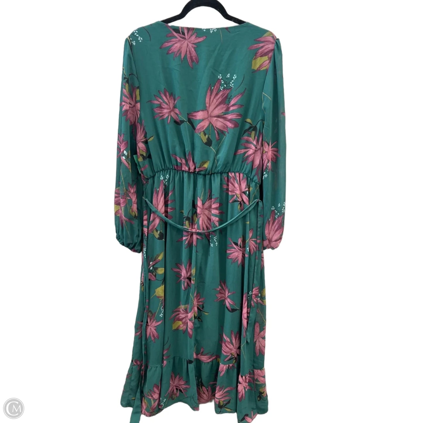 Dress Casual Maxi By Ava & Viv In Green, Size: 1x