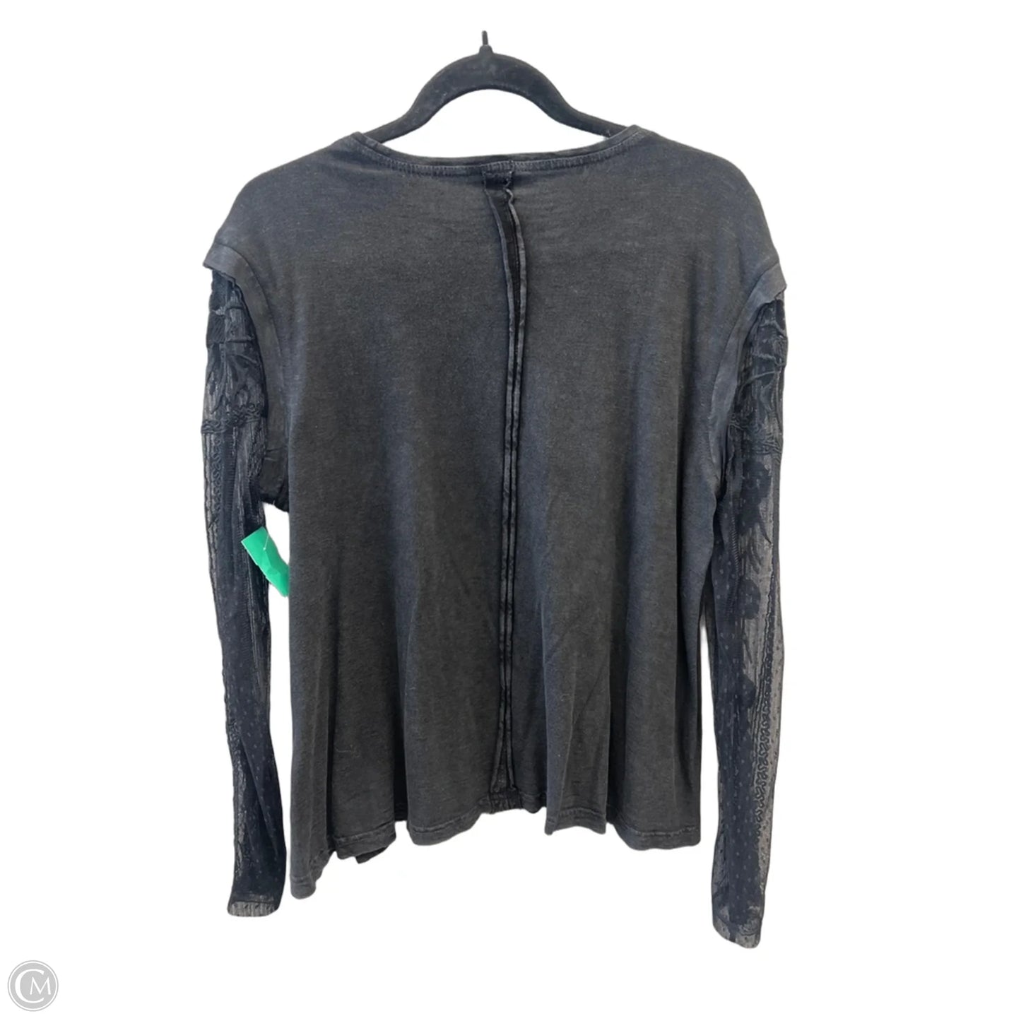 Top Long Sleeve By Free People In Black, Size: S
