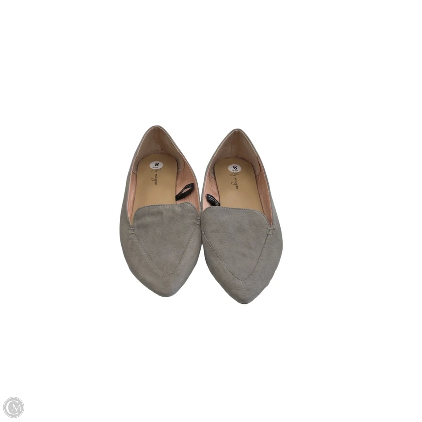 Shoes Flats By Clothes Mentor In Grey, Size: 8