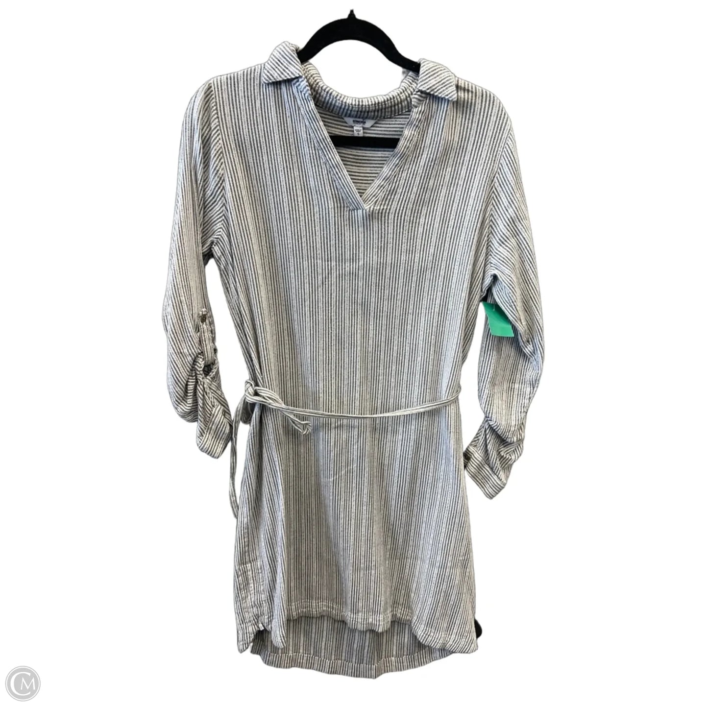 Dress Casual Midi By Sonoma In Striped Pattern, Size: S