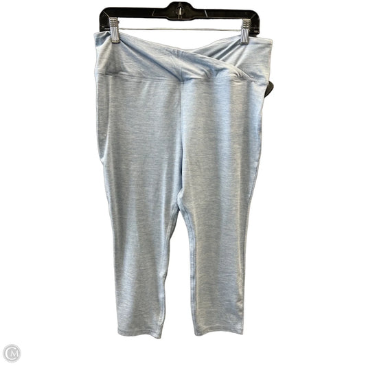 Athletic Leggings By Serra In Blue, Size: L