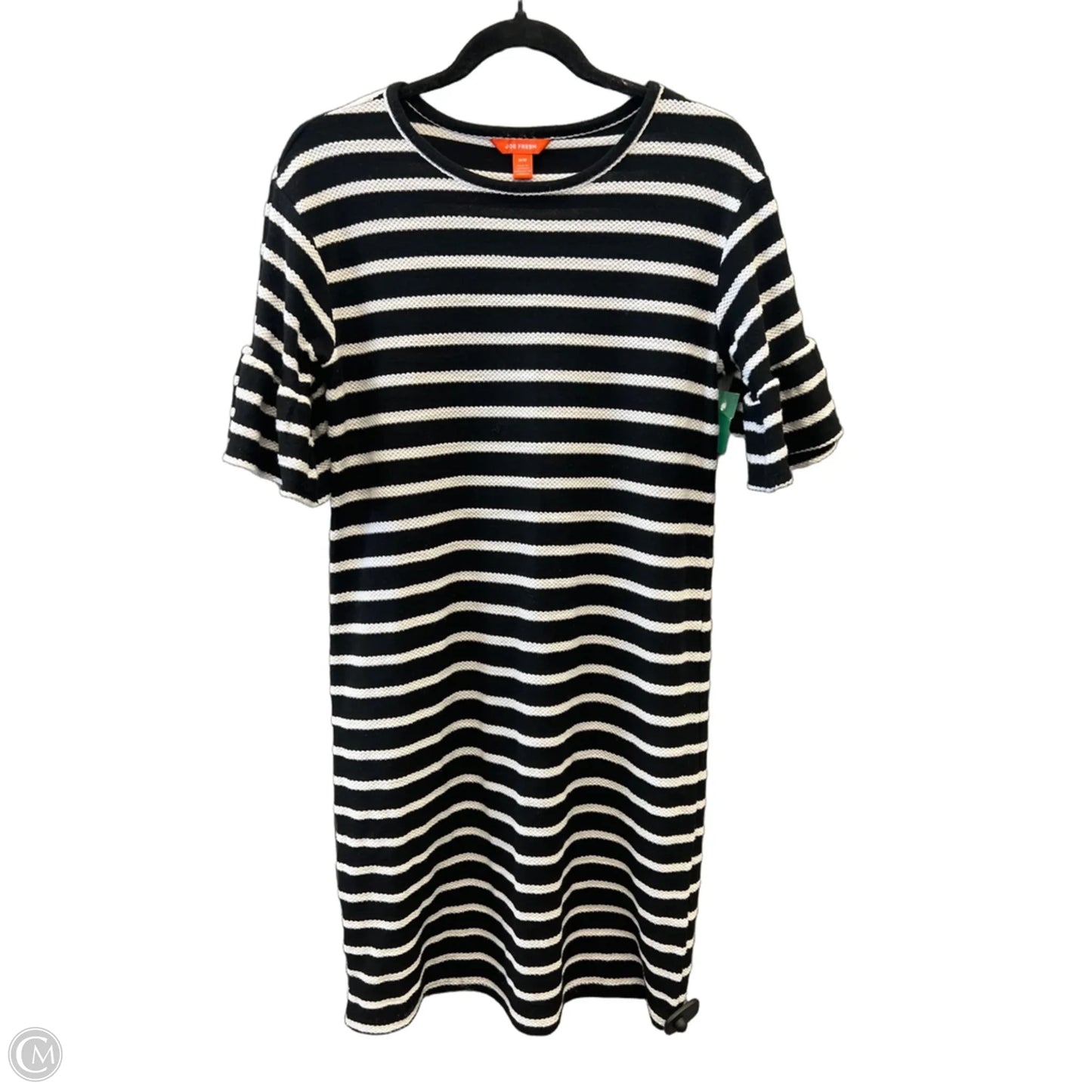 Dress Casual Midi By Joe Fresh In Striped Pattern, Size: M