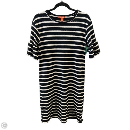 Dress Casual Midi By Joe Fresh In Striped Pattern, Size: M